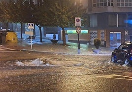 Las alcantarillas de la ciudad no pudieron evacuar tanta cantidad de agua.