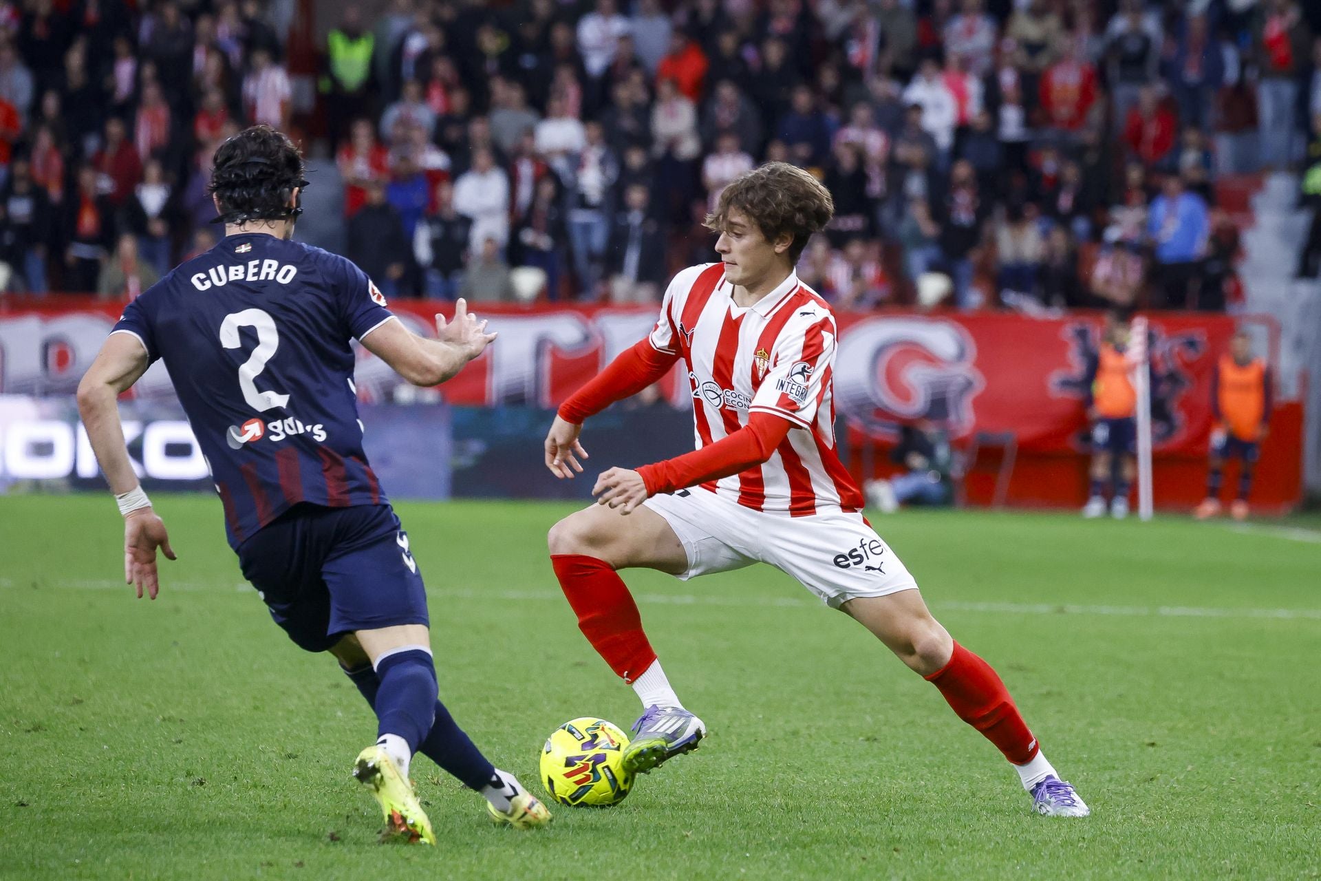 Las mejores jugadas del Sporting de Gijón 1-1 Eibar, en imágenes