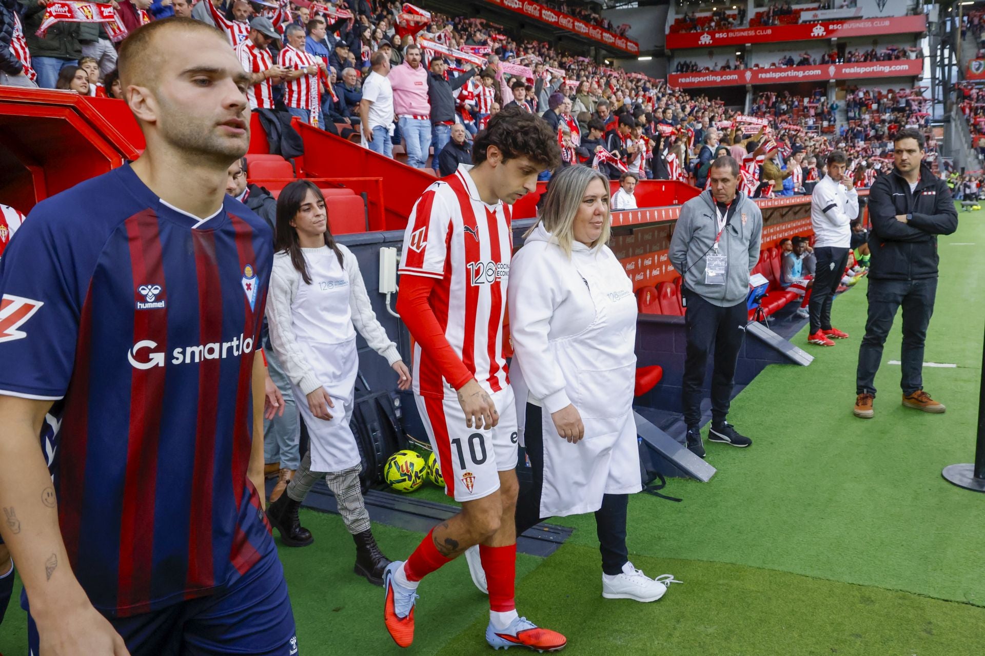 Las mejores jugadas del Sporting de Gijón 1-1 Eibar, en imágenes