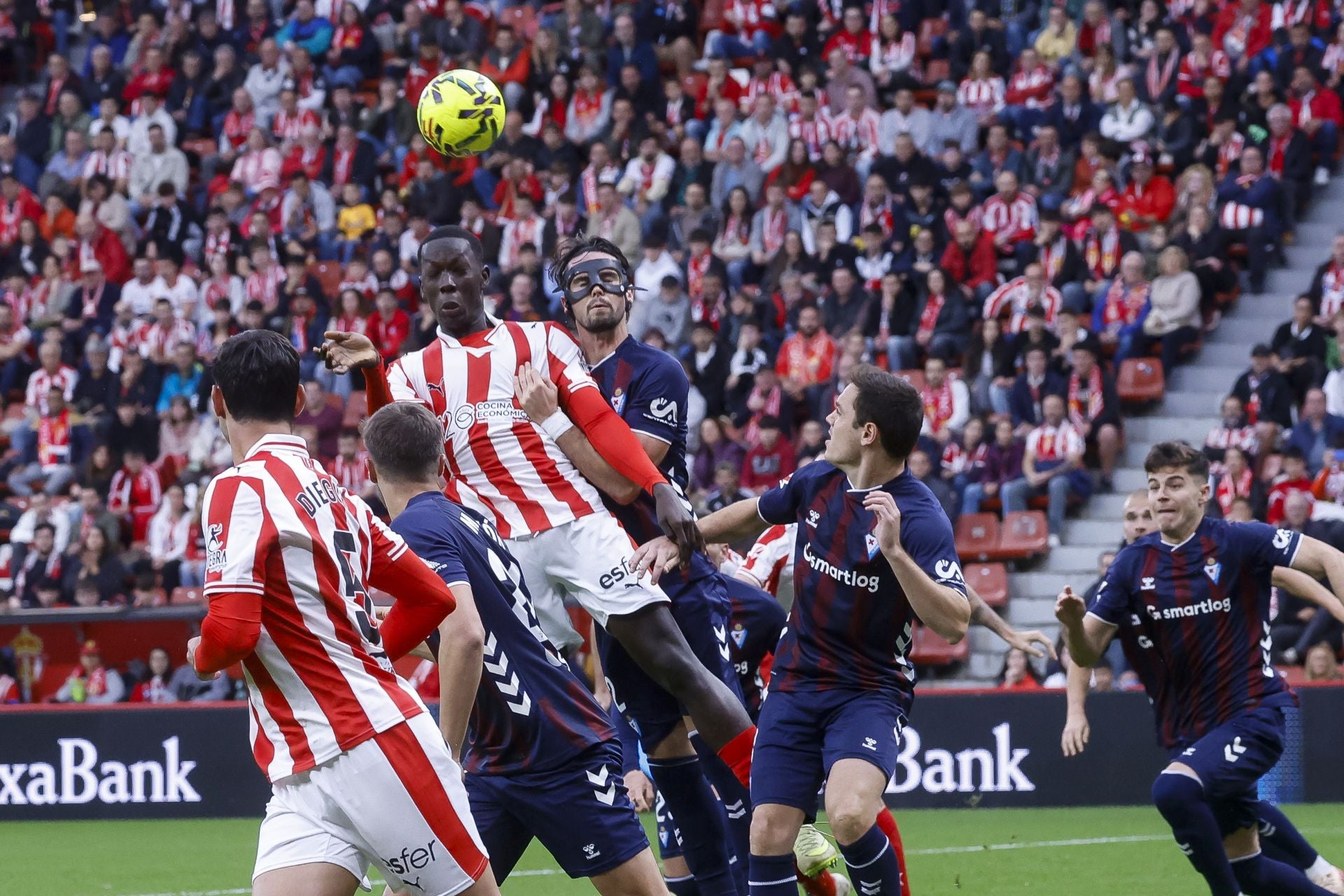 Las mejores jugadas del Sporting de Gijón 1-1 Eibar, en imágenes
