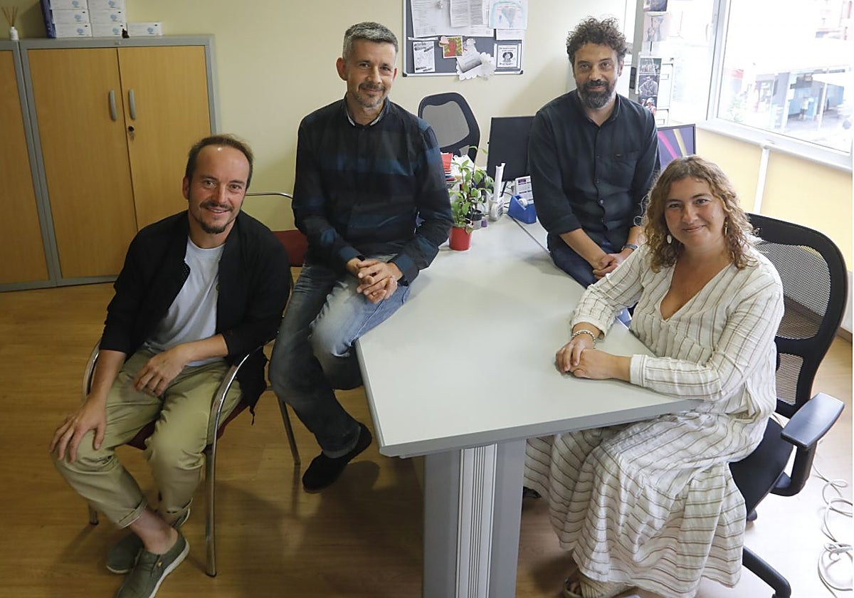 Responsables del programa de salud mental Prometeo, de la Fundación Siloé, en 2022 cuando recibieron el reconocimiento de la Comisión Europea como ejemplo de Buenas Prácticas.