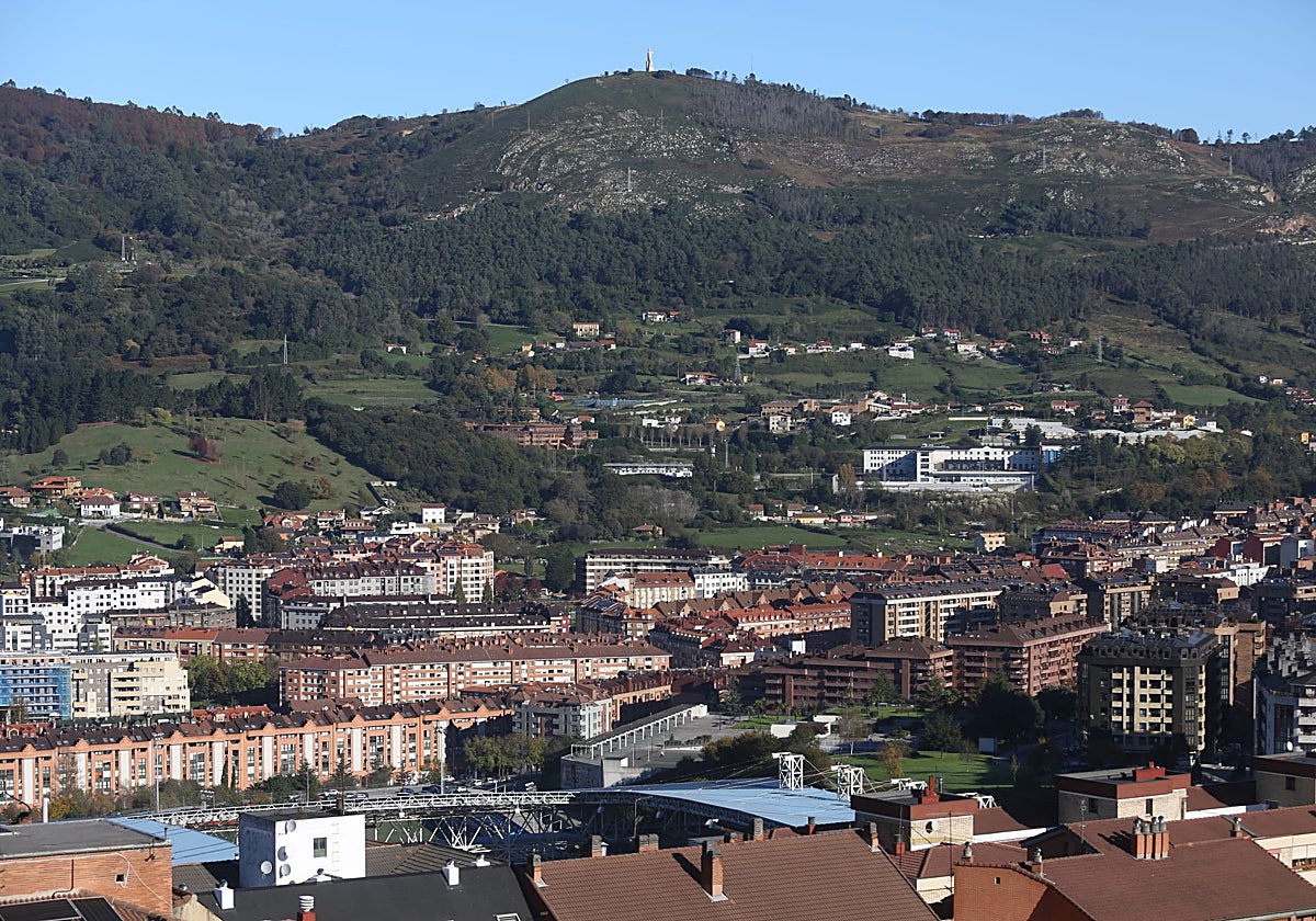 El monte Naranco en Oviedo.