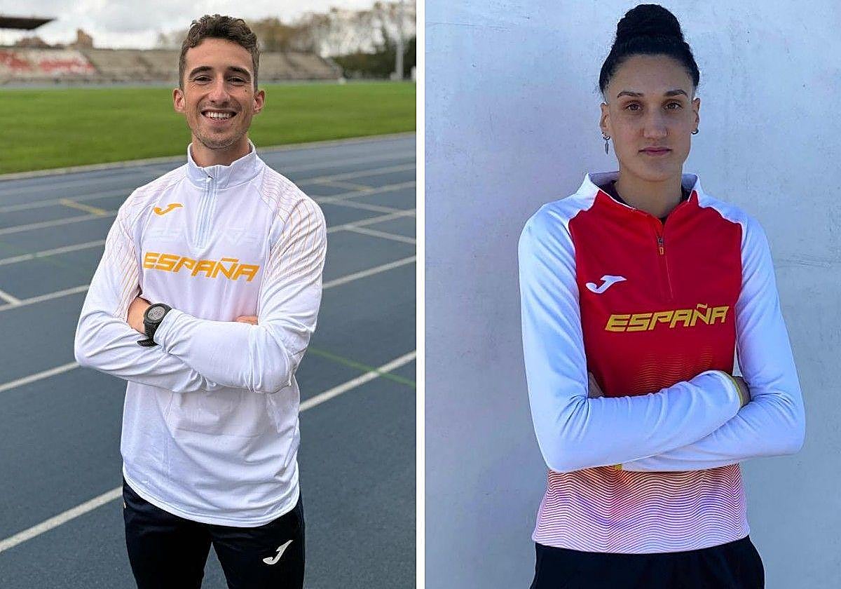 Manu Bea y Lucía Juan.