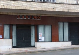 Antiguo casino de Candás, en la avenida Reina María Cristina.