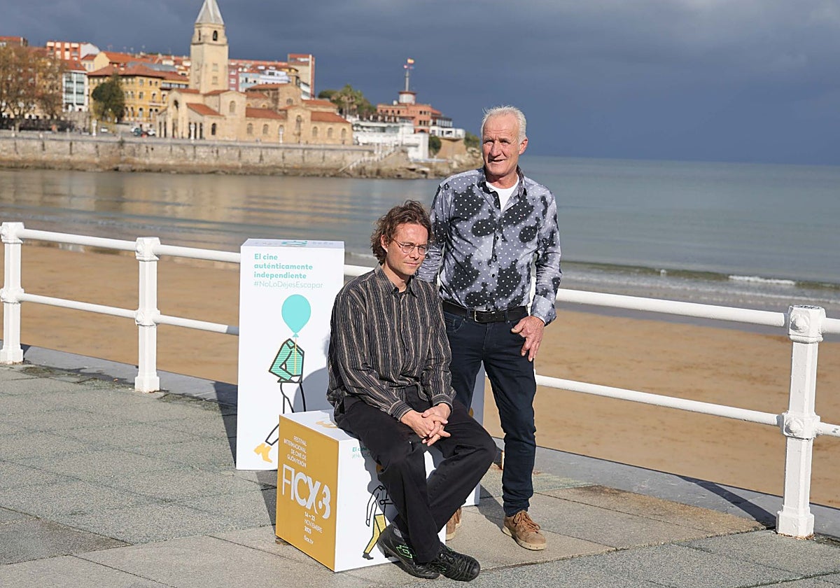 Sven Bresser y Gerrit Knobbe, director y protagonista de la película 'Reedland'.