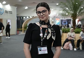 Marina Estrada estudia un doble grado en la Universidad de Oviedo.