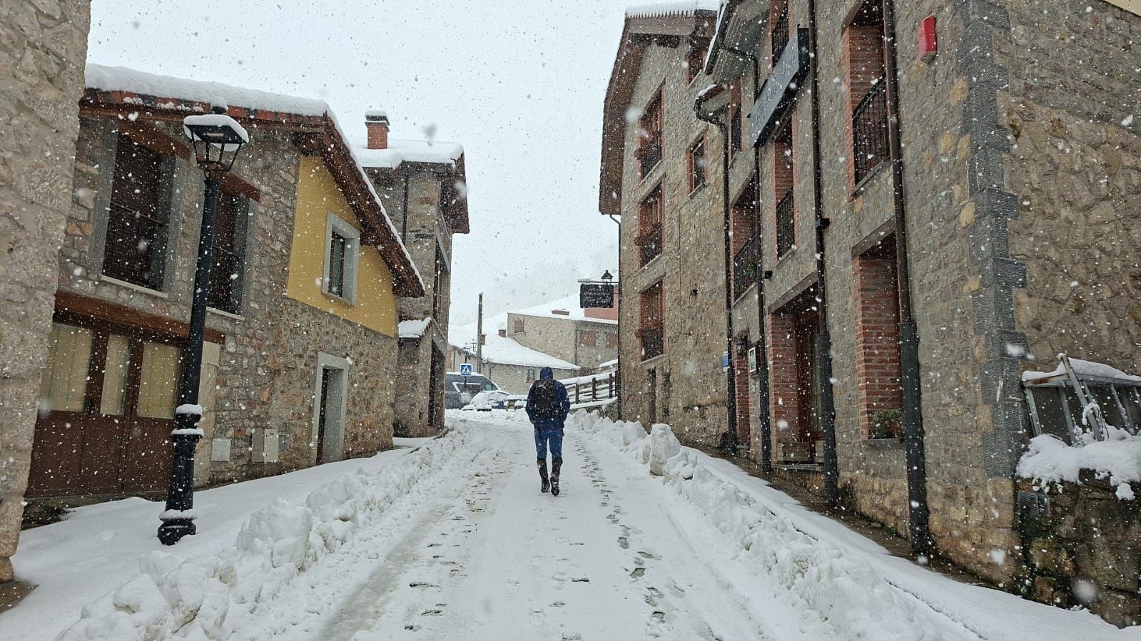 Nieve, granizo y frío en Asturias