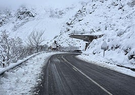 Nieve, granizo y frío en Asturias