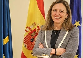 La presidenta de Fade, en su despacho.
