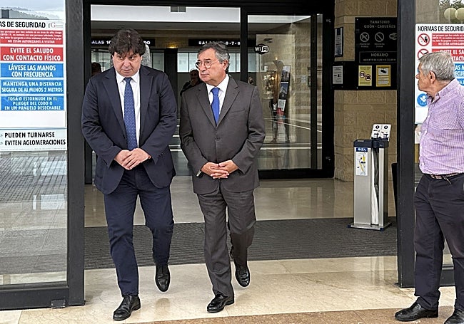 José Manuel del Arco y Laureano Lourido, en una imagen de archivo.