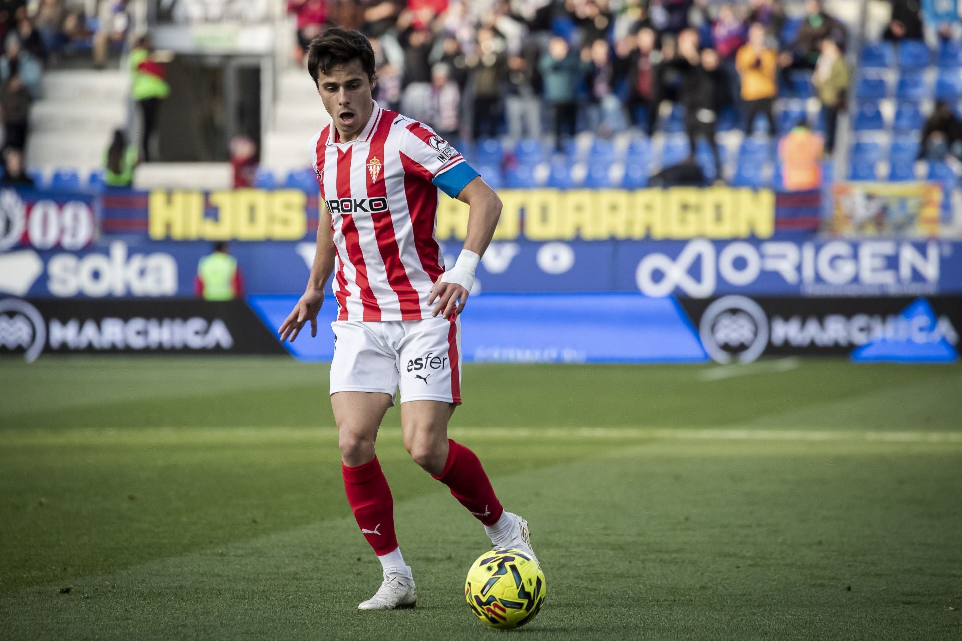 Las mejores imágenes del Huesca 2-0 Sporting de Gijón