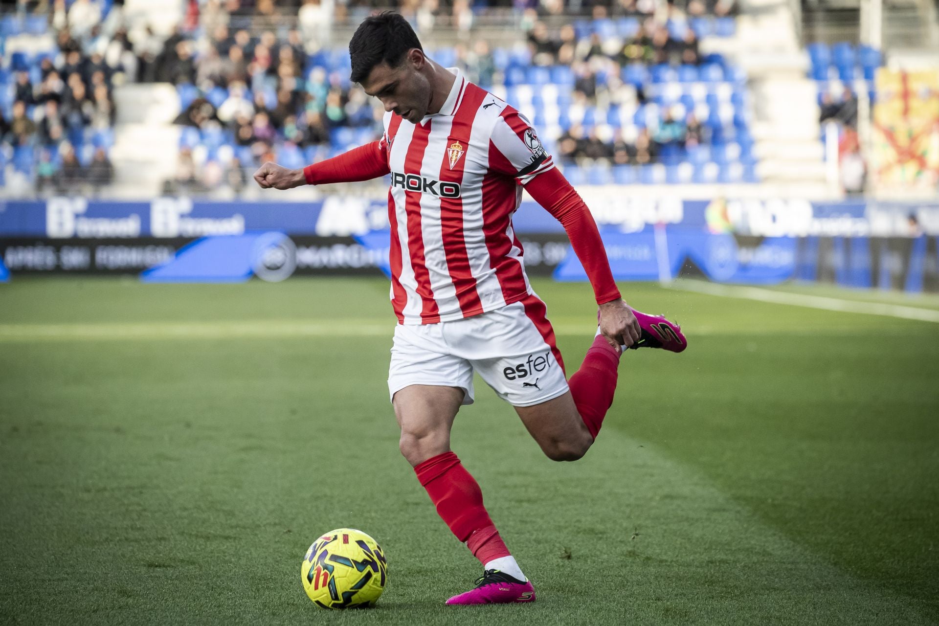 Las mejores imágenes del Huesca 2-0 Sporting de Gijón