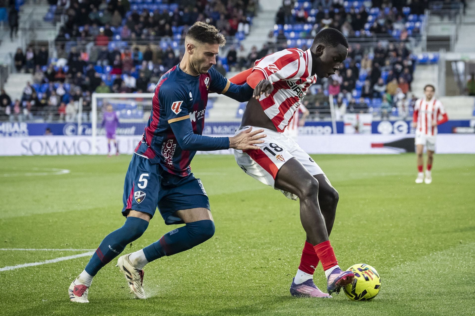 Las mejores imágenes del Huesca 2-0 Sporting de Gijón