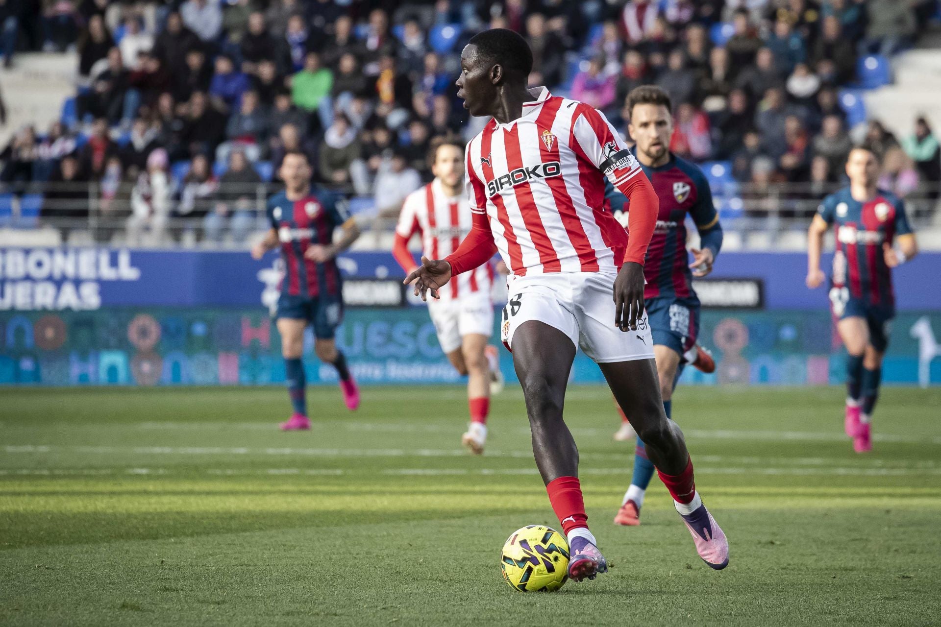 Las mejores imágenes del Huesca 2-0 Sporting de Gijón