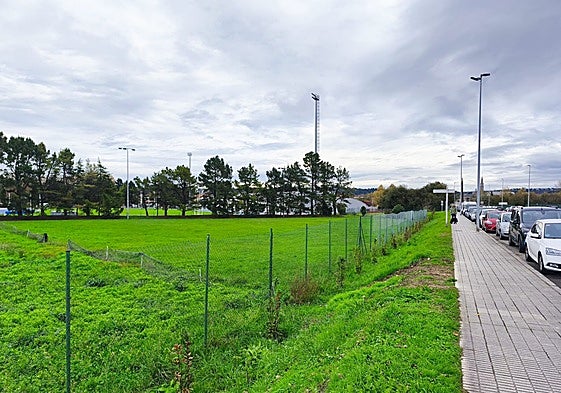 Parcela sobre la que se pretende levantar la futura sede del Patronato Deportivo Municipal.