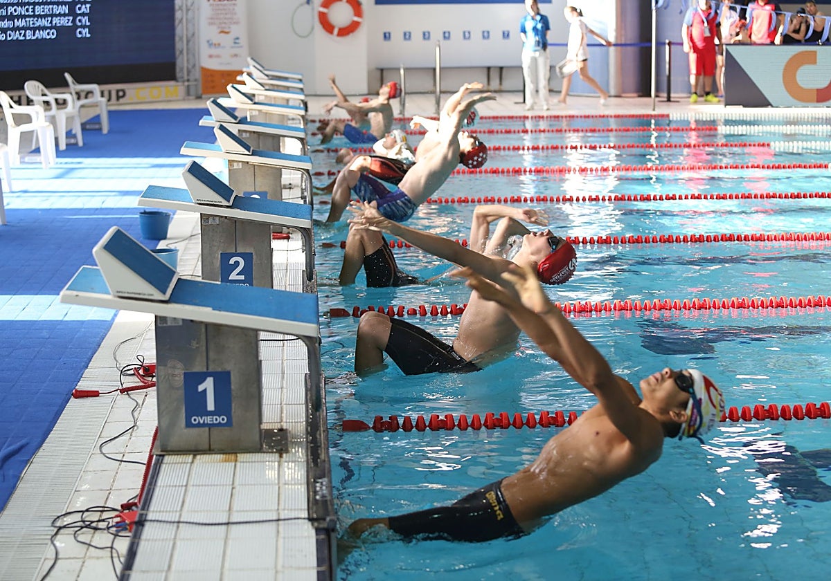 El campeonato de España de natación adaptada, en las piscinas del Parque del Oeste en marzo.