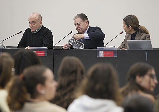 Miguel Prieto, Alfredo Canteli y Heli Álvarez Rodríguez.