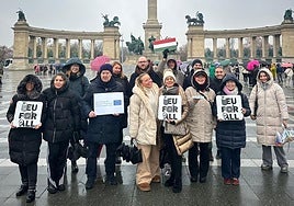Docentes de los colegios Rioturbio, Reconquista y CRA Ría del Eo en Budapest, Hungría