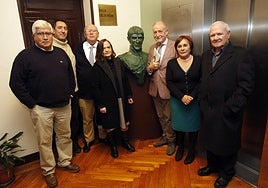 Francisco Carantoña, Ignacio Fernández-Sarasola, Antonio Jiménez-Blanco, Clara Álvarez, Leopoldo Tolivar, Alicia Laspra y Emilio Laparra.