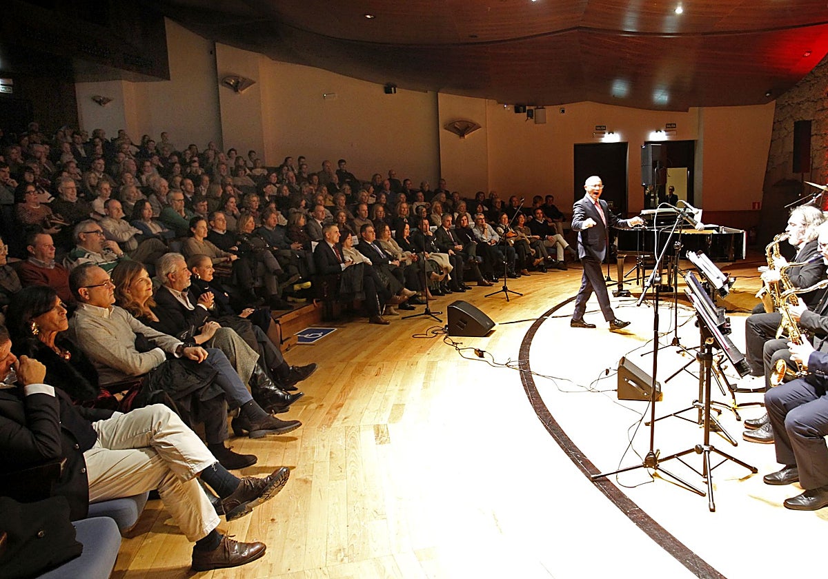 Un instante del concierto en la Sala de Cámara del Auditorio.