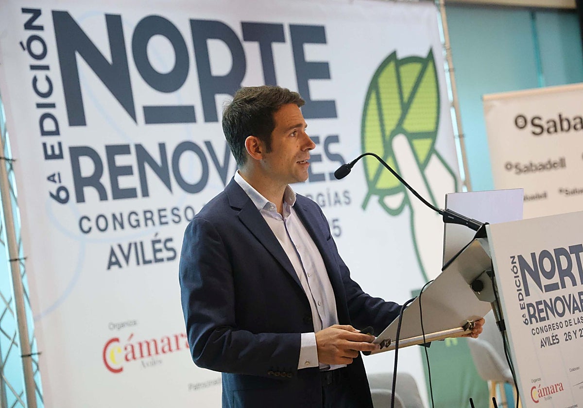 Nacho Rodríguez, durante su intervención.