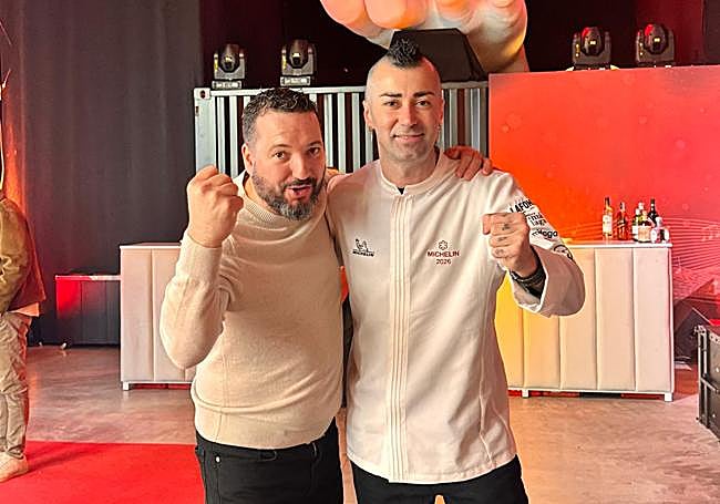 Elio Fernández, de Ferpel, y Diego Fernández, de Regueiro.