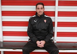 Marcos Landeira, antes de iniciar un entrenamiento, en Mareo.