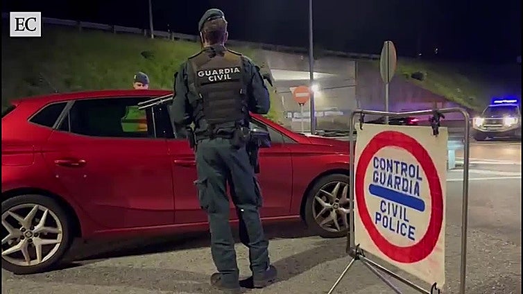 Dispositivo especial de controles de vehículos ante la oleada de robos en Gijón