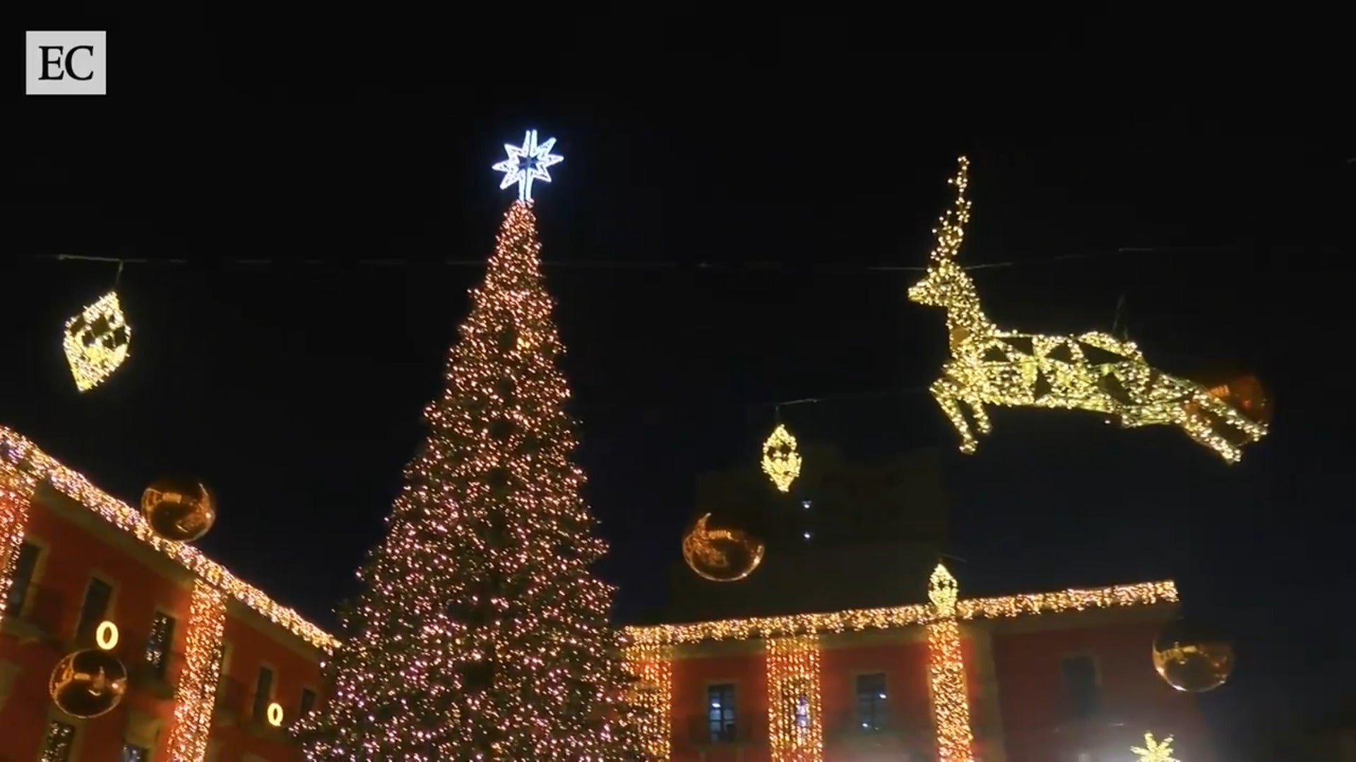 Así fue el encendido de luces de Navidad en Gijón