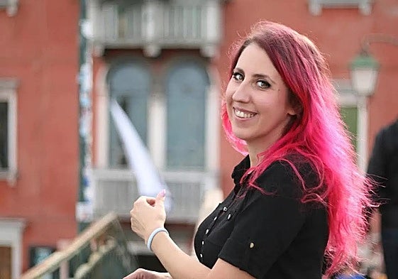 Arantza Margolles, ganadora del Premiu 'Muyer' de Narraciones nuna imaxe d'archivu.