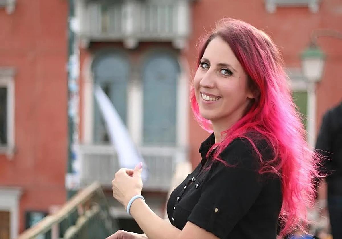 Arantza Margolles, ganadora del Premiu 'Muyer' de Narraciones nuna imaxe d'archivu.