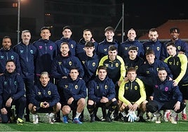 Los integrantes de la Selección Asturias en esta Copa de Regiones UEFA.