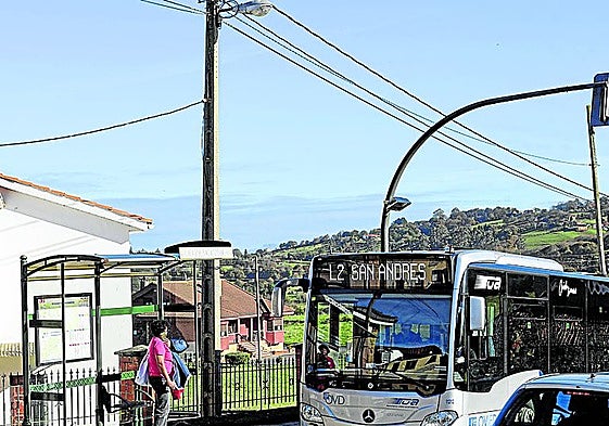 Un autobús de la línea L2.