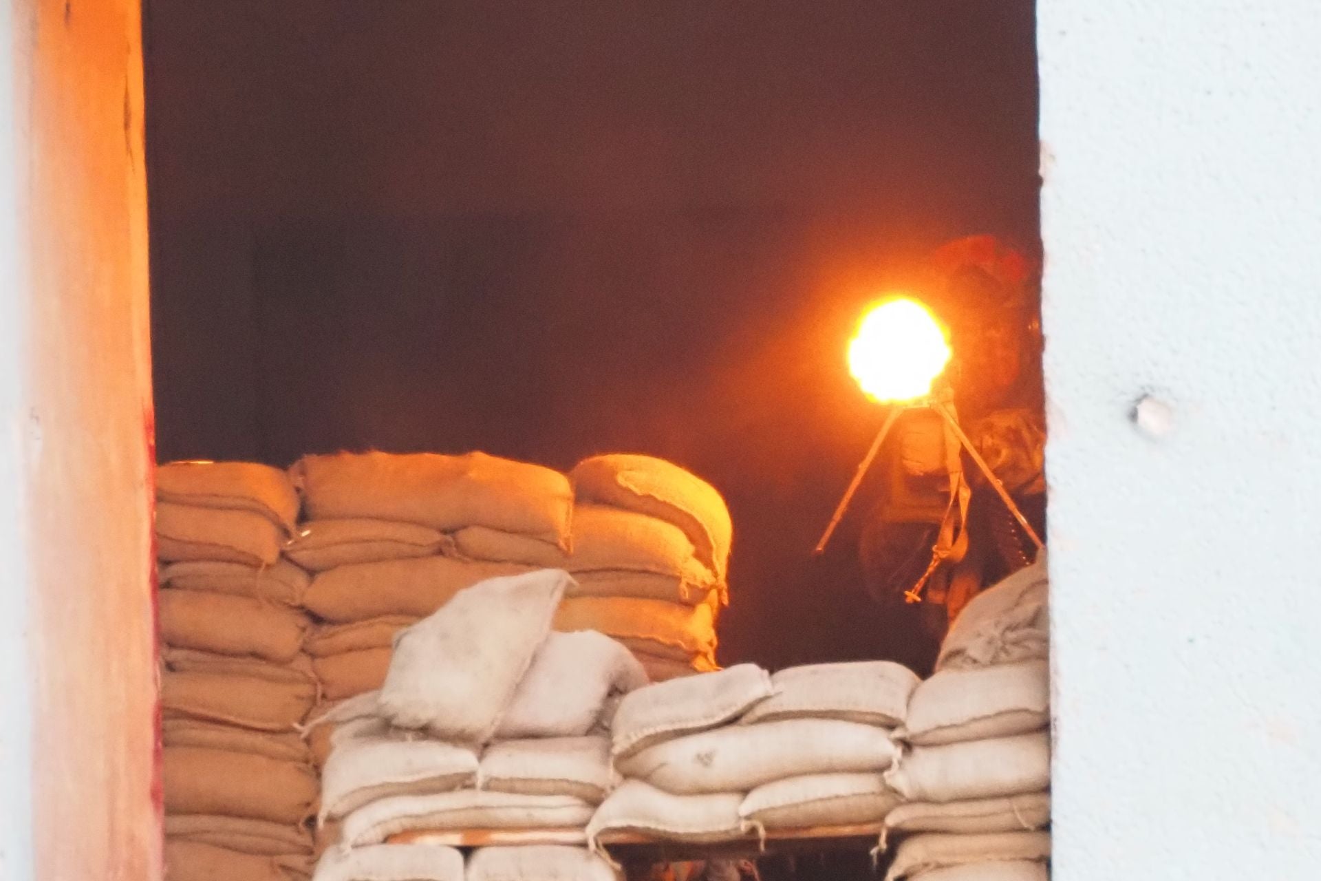 Entrenamiento del batallón San Quintín del regimiento Príncipe