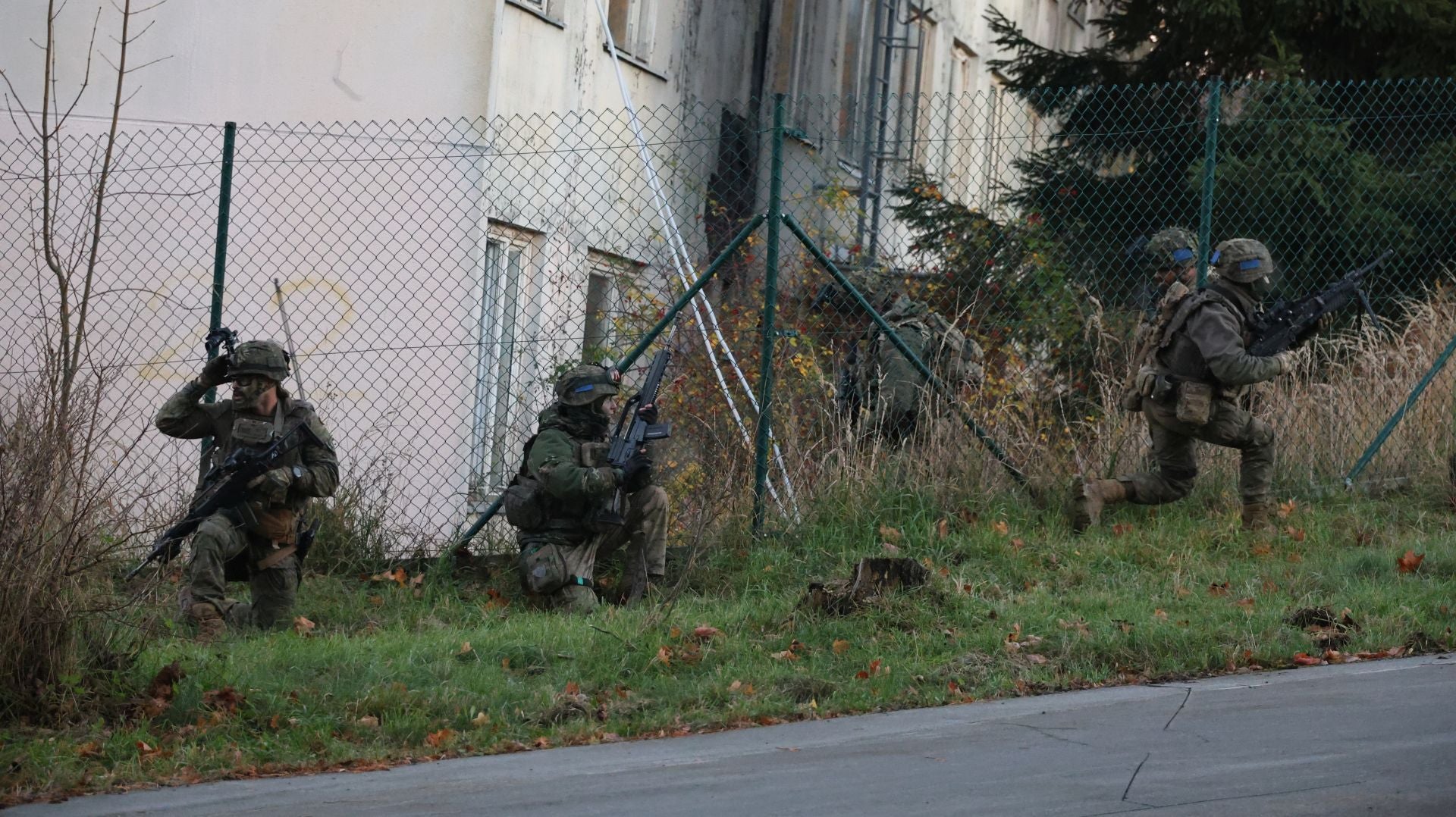 Entrenamiento del batallón San Quintín del regimiento Príncipe