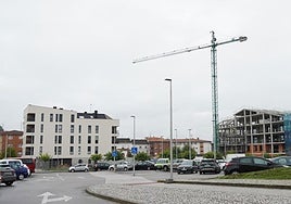 Nuevas construcciones de viviendas en Lugones.