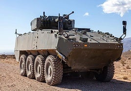 Un VCR 8x8 Dragón de los que construye Tess Defence.