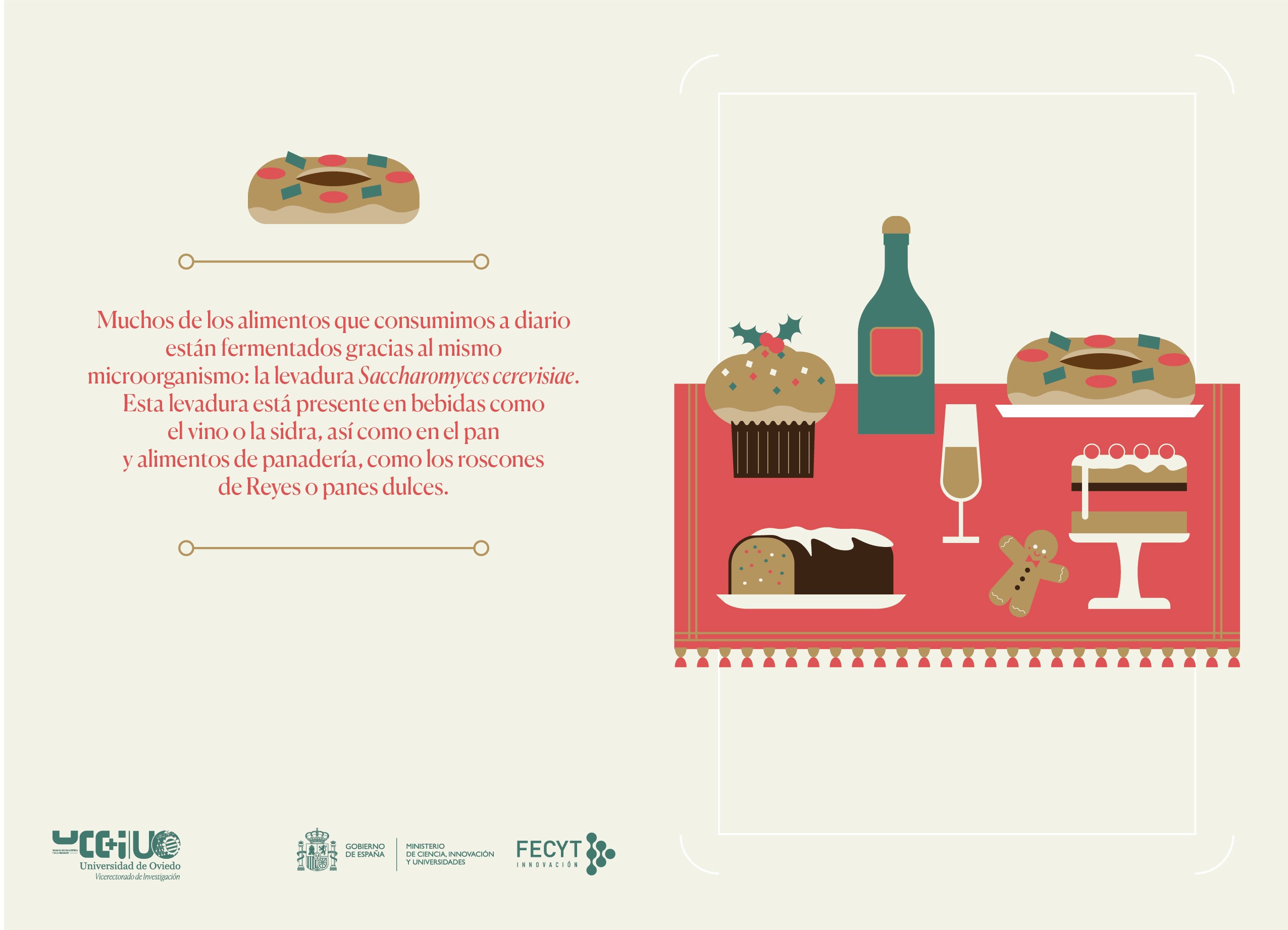 Una Navidad cargada de ciencia: postales y calendario de Adviento para felicitar las fiestas de la Universidad de Oviedo