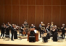 Concert D'Astrée, durante su recital en el Auditorio.