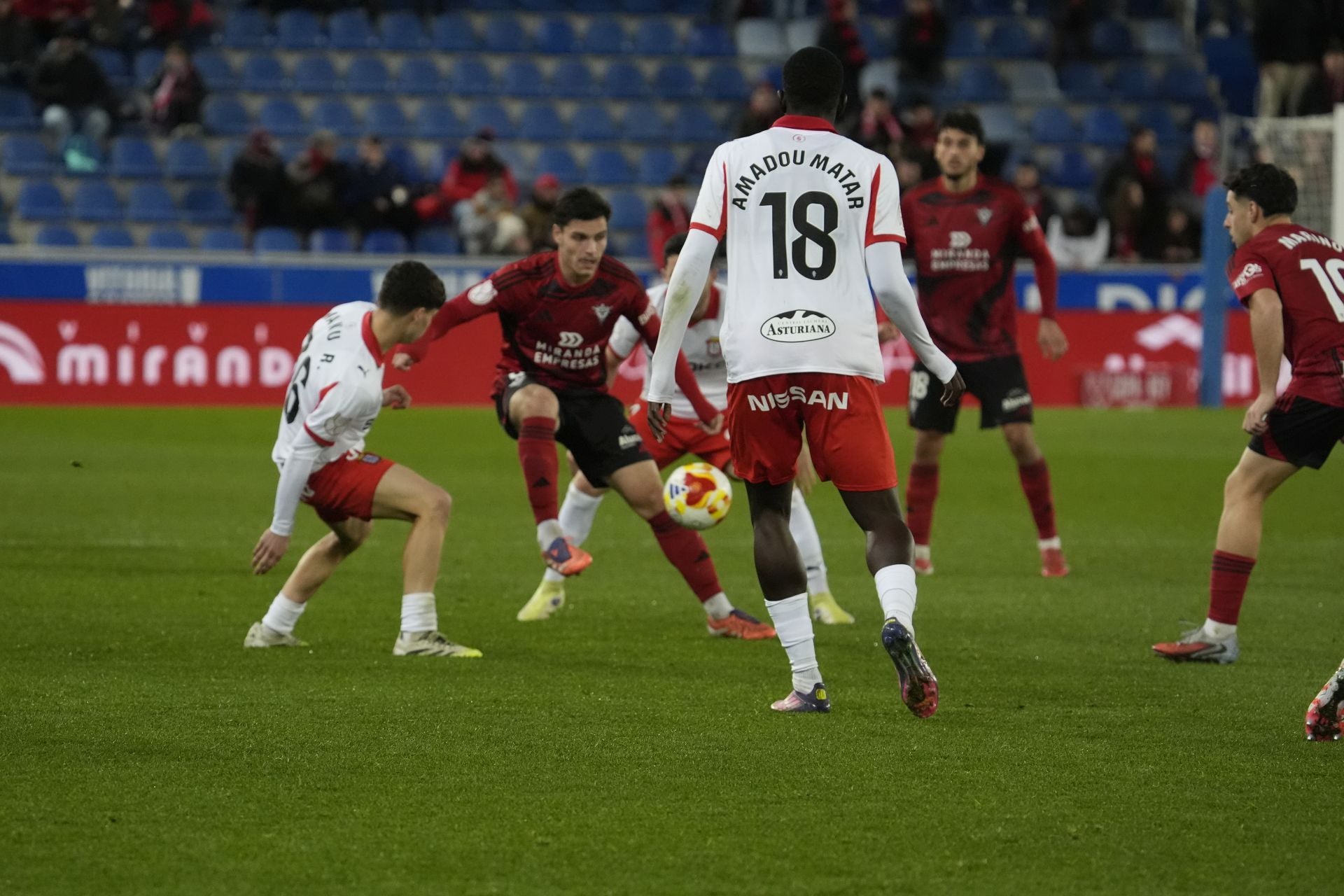 Las mejores jugadas del partido de Copa del Rey del Mirandés - Sporting de Gijón