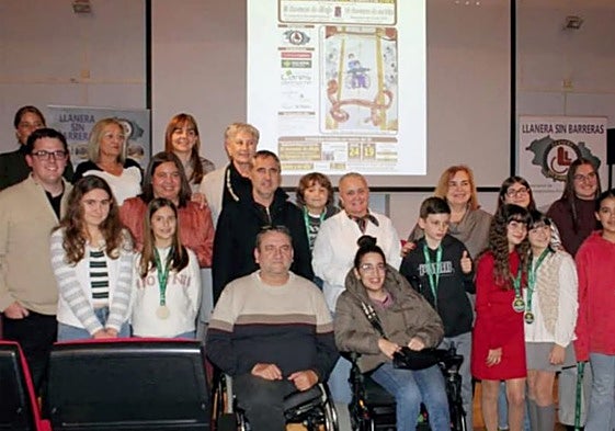 Asistentes a la entrega de premios de Llanera sin Barreras.