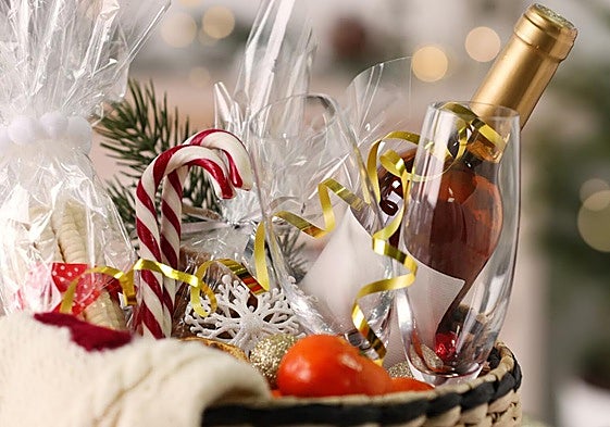 Así es la cesta de Navidad para los trabajadores de Inditex este 2025.