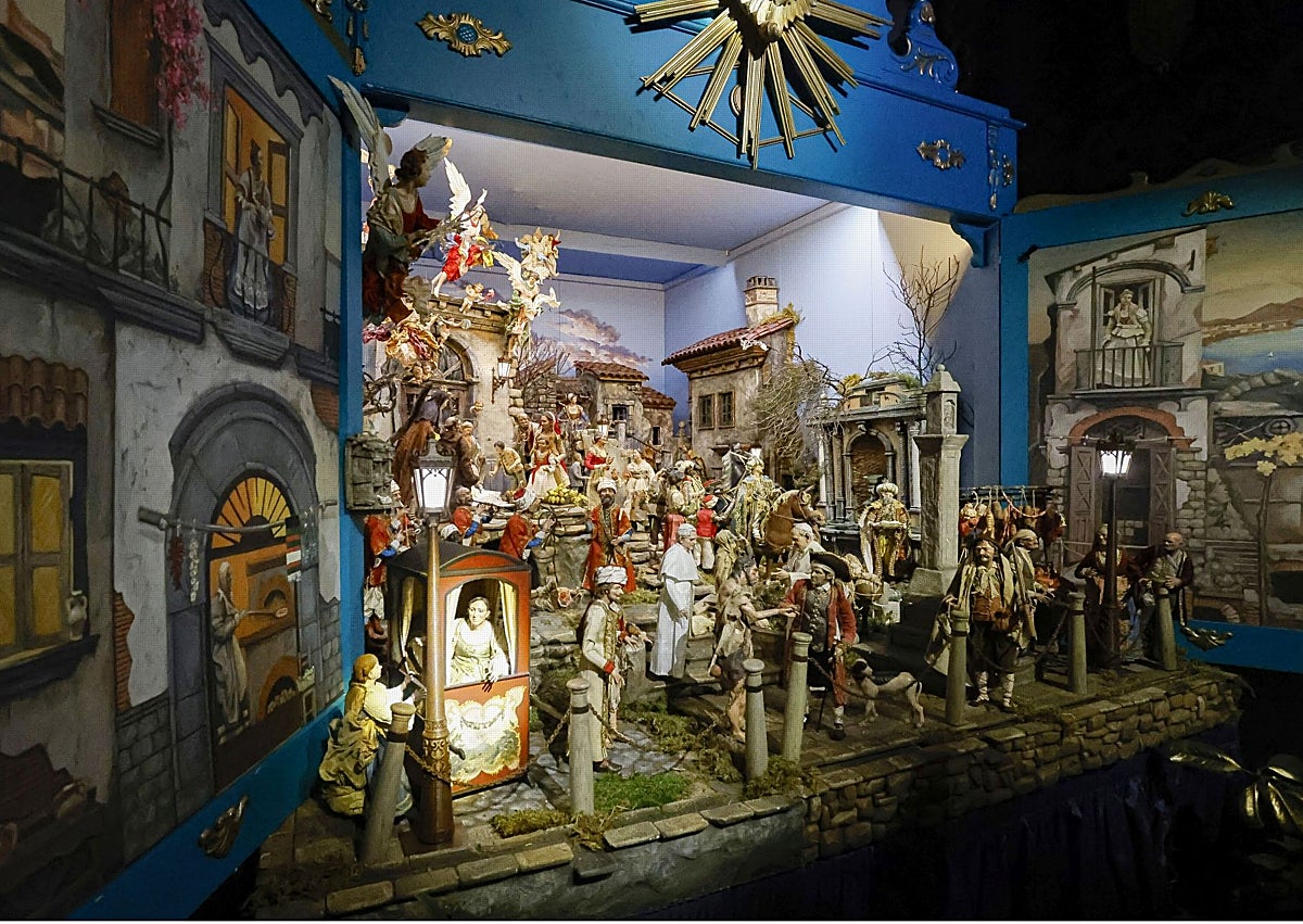 Imagen secundaria 1 - Belenes de la iglesia parroquial, el Museo de Semana Santa y las clarisas.