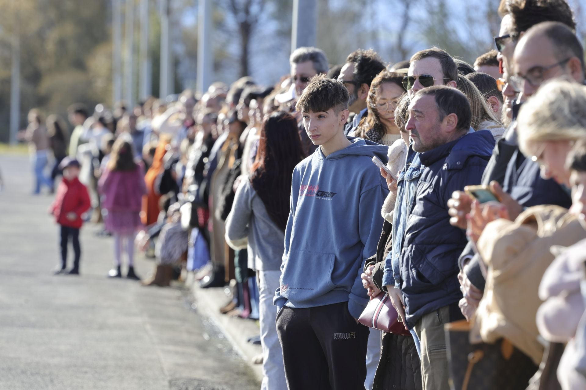 Parada militar y una despedida: las imágenes del Día de la Inmaculada en Cabo Noval