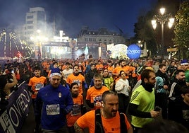 La carrera de la San Silvestre en Oviedo el pasado año.