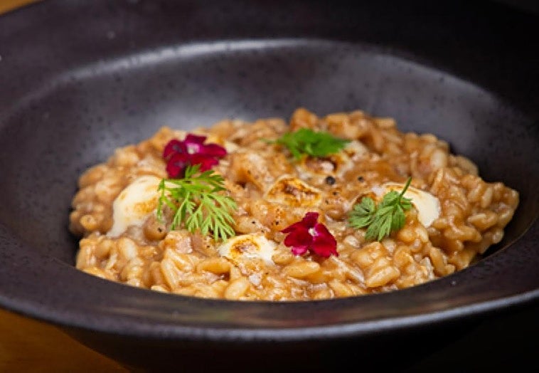 Arroz meloso de Centolla, Gilda de quisquilla y más en Abarike por 45€