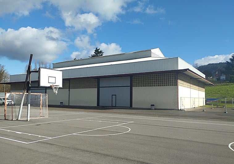 Las obras del polideportivo del colegio Maliayo terminarán en abril