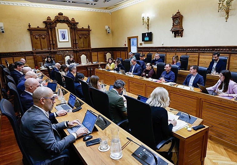 Pleno en el Ayuntamiento de Gijón