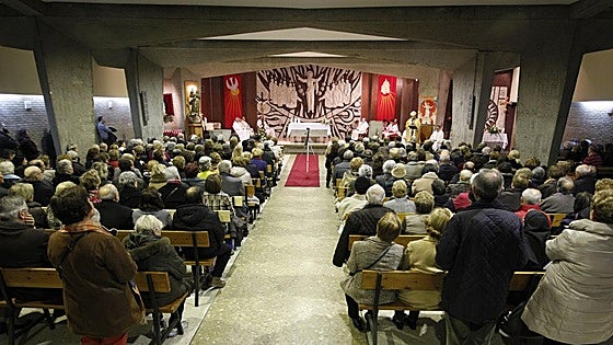Una iglesia subterránea única en Gijón