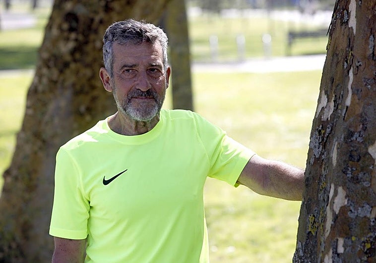 La última prueba de superación del gijonés Luis Prieto